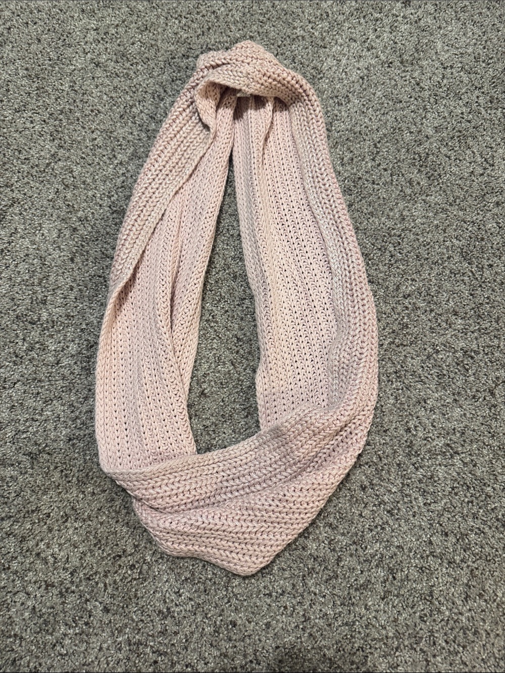 American Eagle Outfitters Blush Knit Infinity Scarf